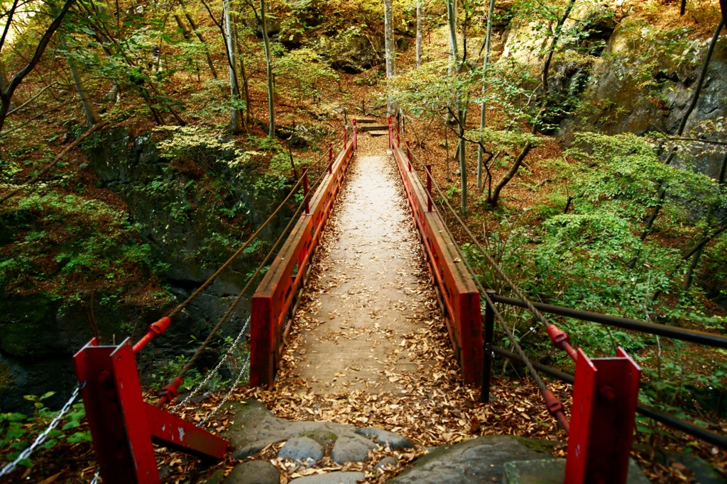 吾妻渓谷鹿飛橋