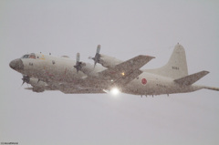 冬雪の離陸