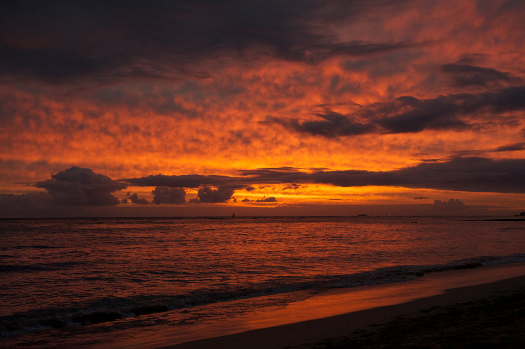 Burning sky