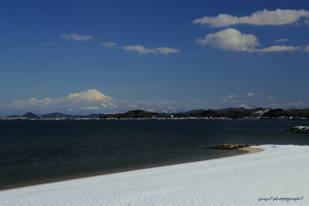 純白×青×大山^^