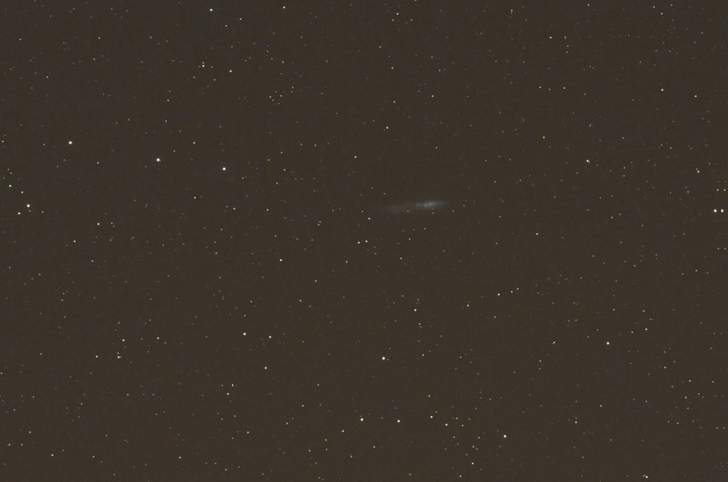 ちょうこくしつ座のI型不規則銀河NGC55