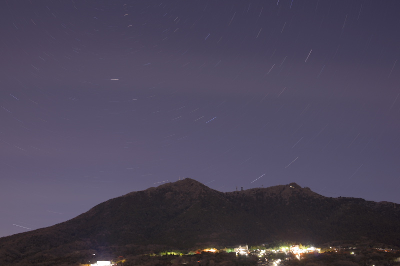 星空の下の筑波