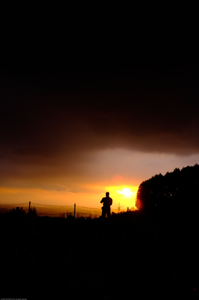 雲・夕陽