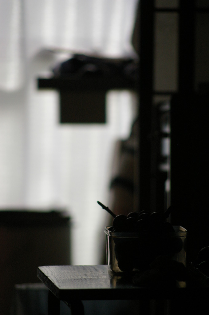 ちゃぶ台とぶどう