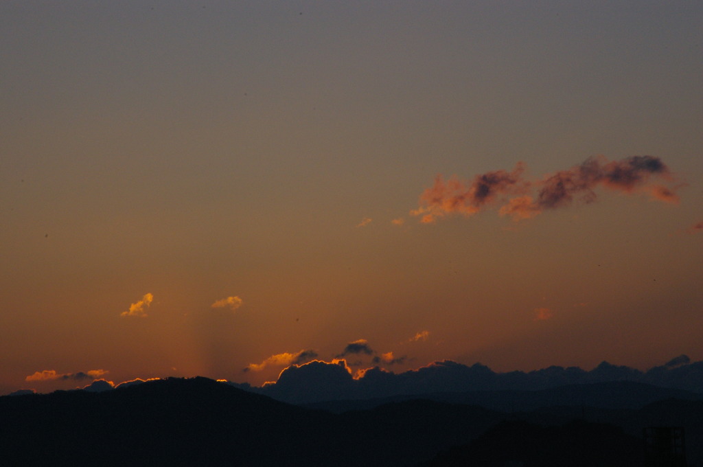 曙の空、いよいよその時は来た