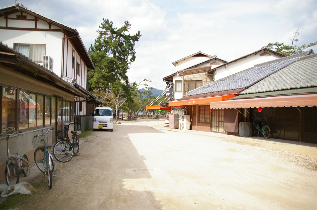 宮島の裏通り