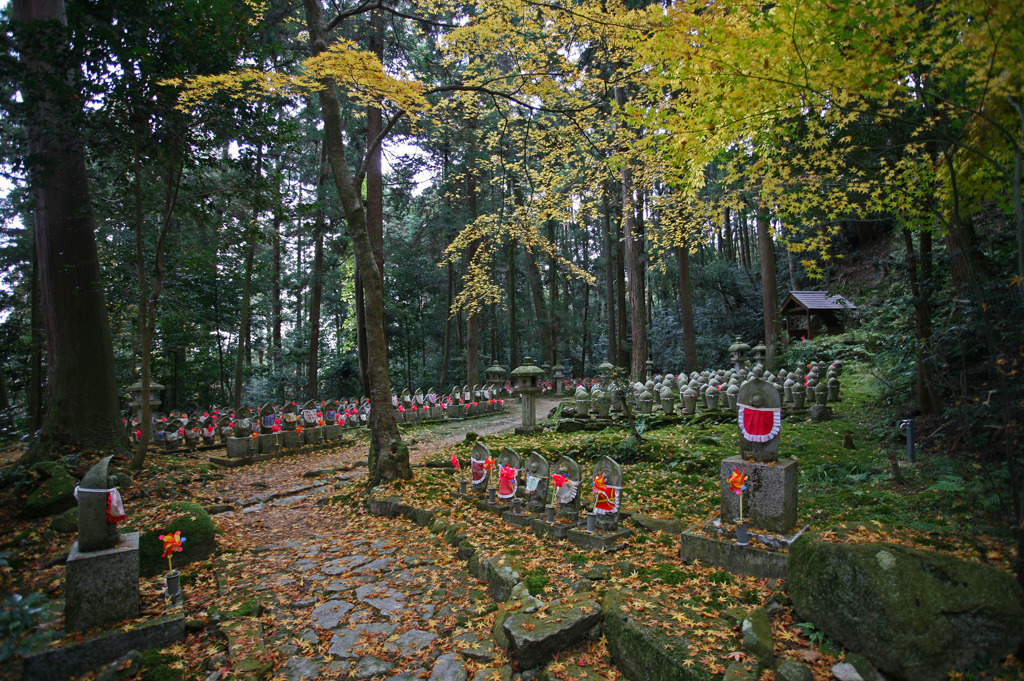 紅葉とお地蔵さんⅡ