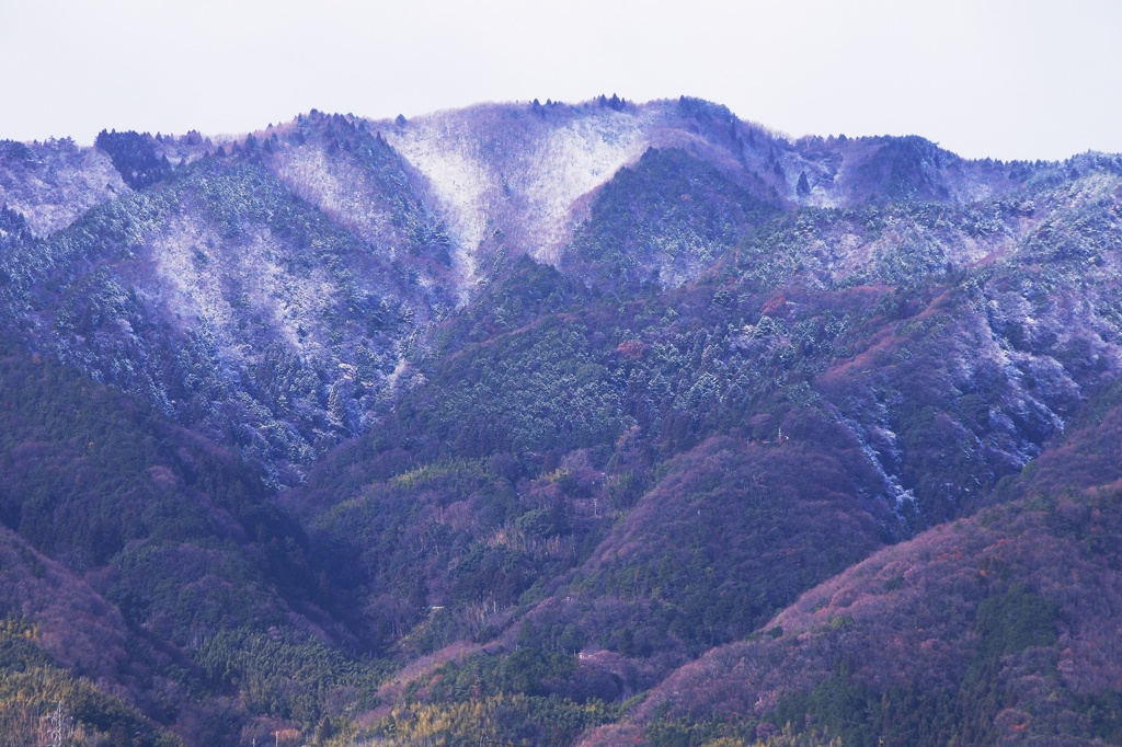 西山初冠雪３