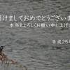 2013年　翡翠（カワちゃん）
