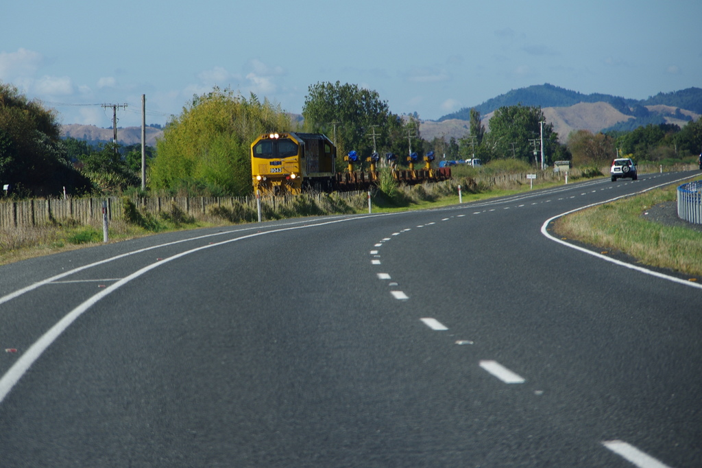 滅多に通らない電車　in NZ