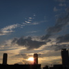 Sunset view in Osaka