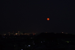 今日の赤い月