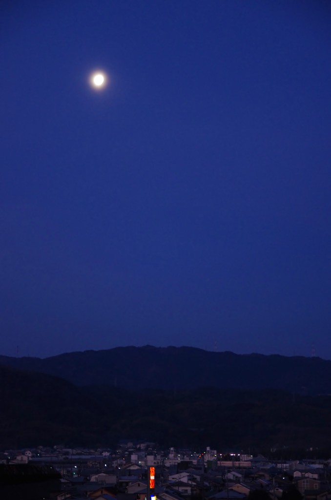 Morning moon