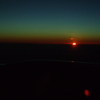 Sunset view from the sky