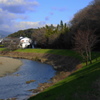 川沿いの小道