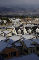 初雪の朝