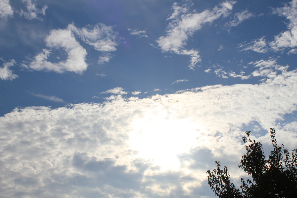 太陽と空