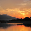 夕暮れの吉野川②