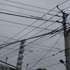ゴチャゴチャな、電線