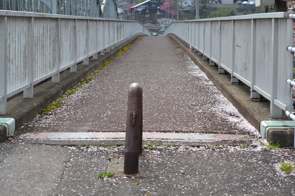 橋の上に