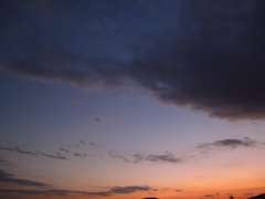 地元の夕暮れ