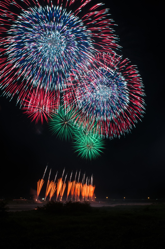 神明の花火大会2012　21:15