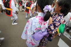 yukata girls in the matsuri