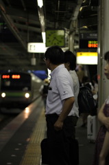 going home with the yokohama JR