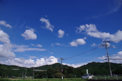 青空の先に