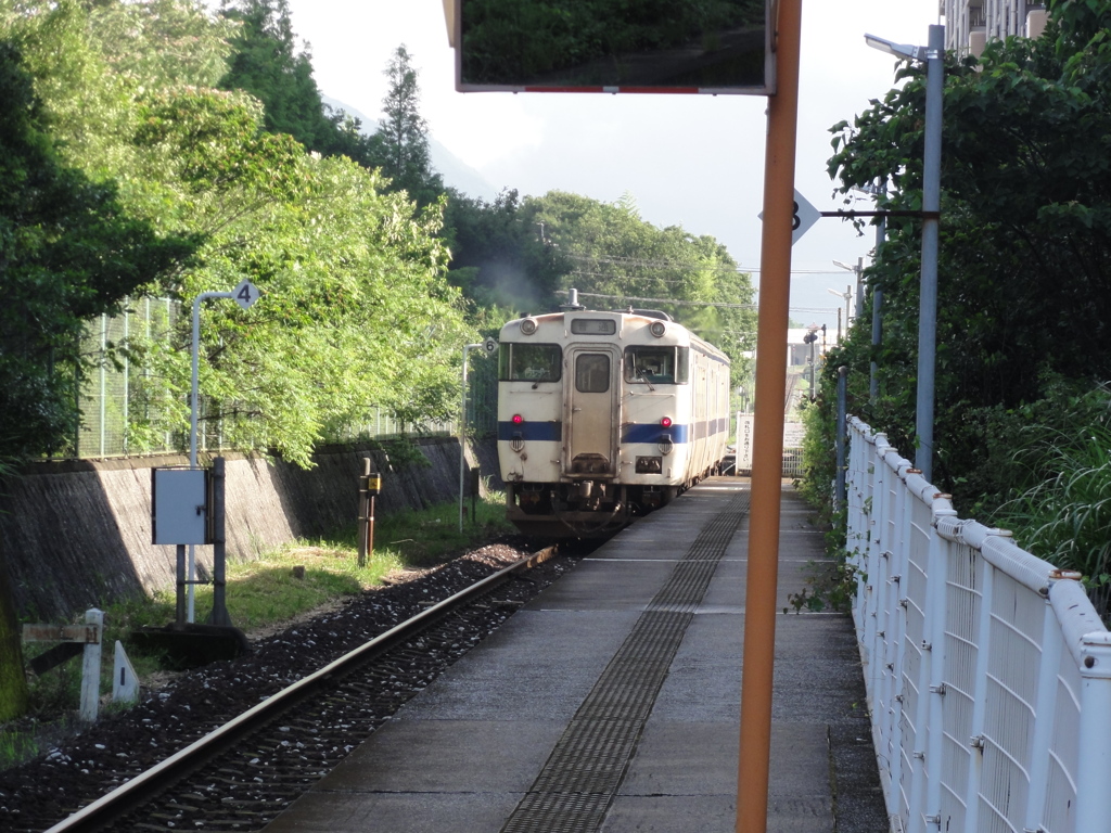 田舎の轍を行く