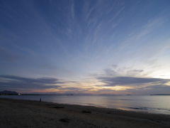 夕日のグラデーション