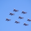 ９機編隊 機動飛行