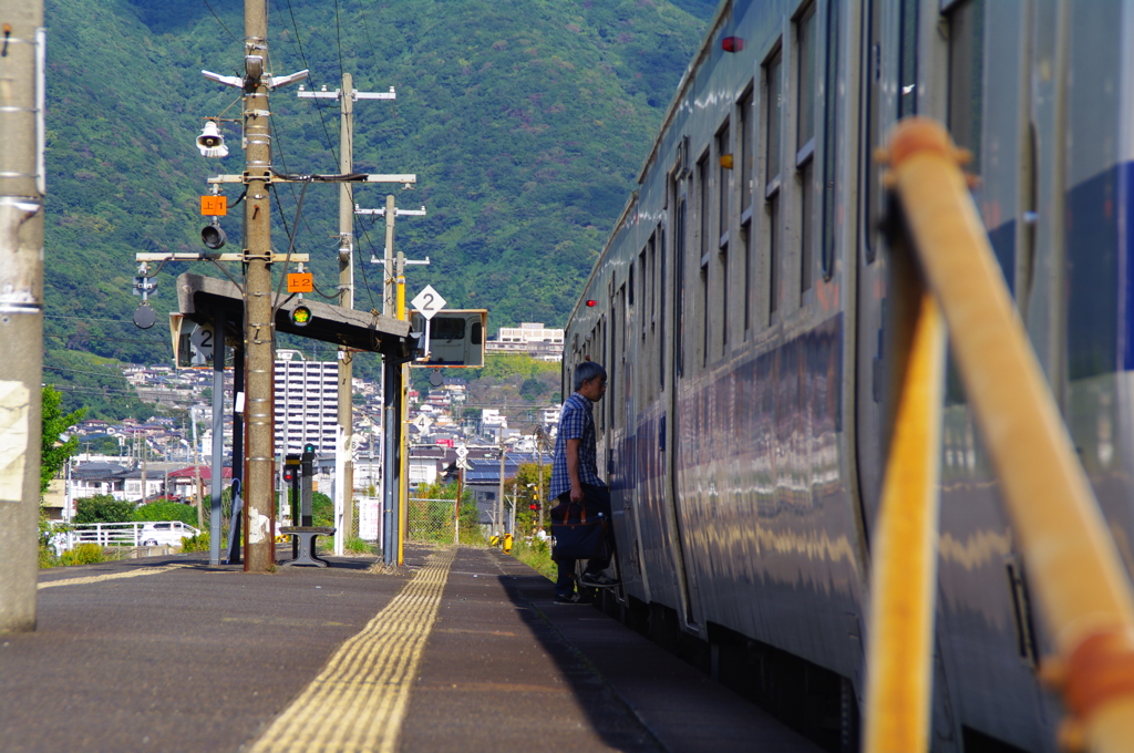 発車前の風景