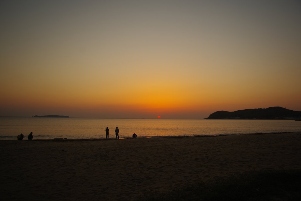 夕暮れ