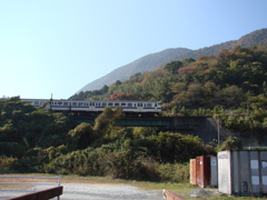 鉄橋を行く