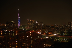 住み慣れた街の夜景