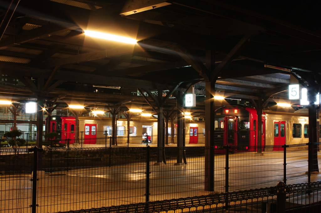 門司港駅の夜