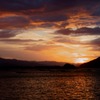 甲ヶ崎夕日