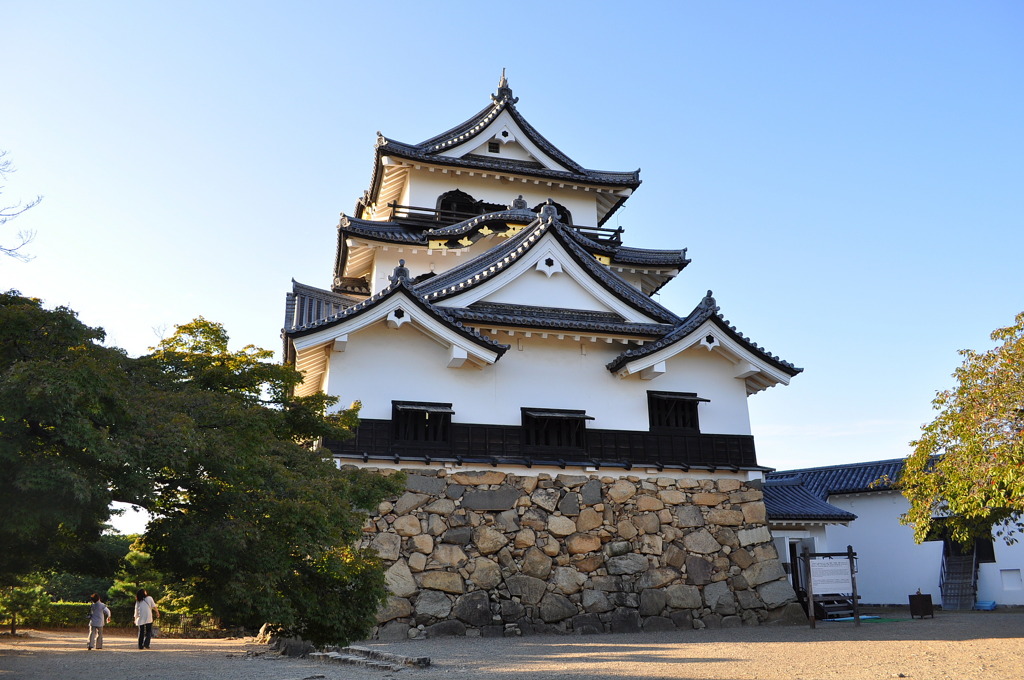 彦根城にて