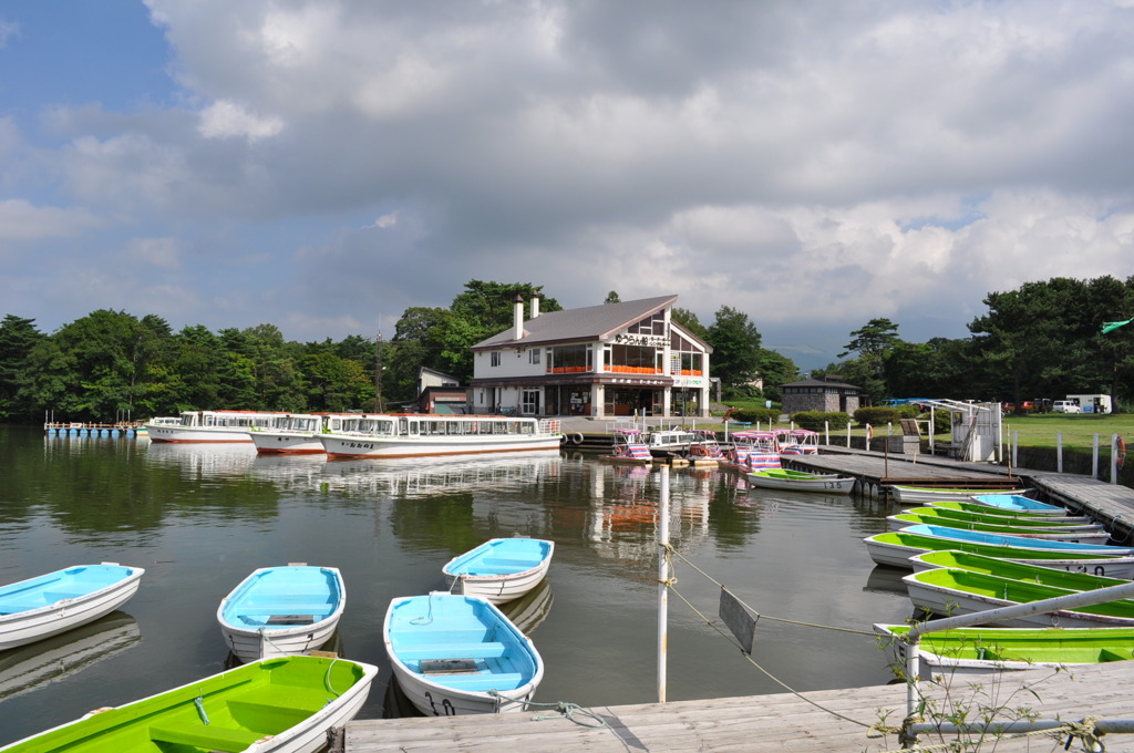 大沼公園にて