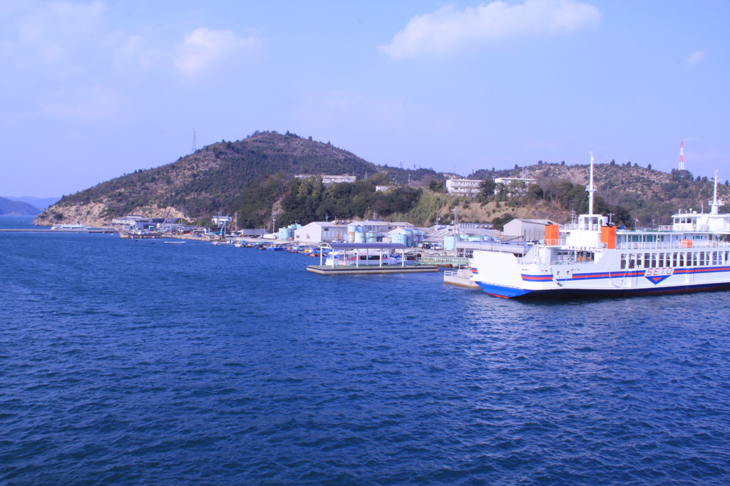 直島の港