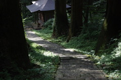 羽黒山の参道