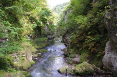 鳴子峡の下の川