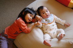 嫁の友達の子供に遊ばれる男