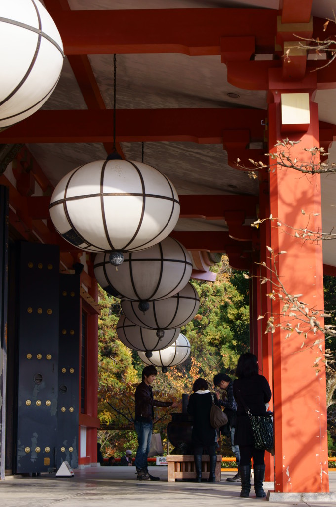 鞍馬寺の提灯