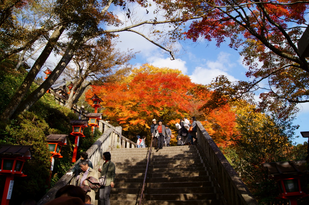 鞍馬寺の紅葉
