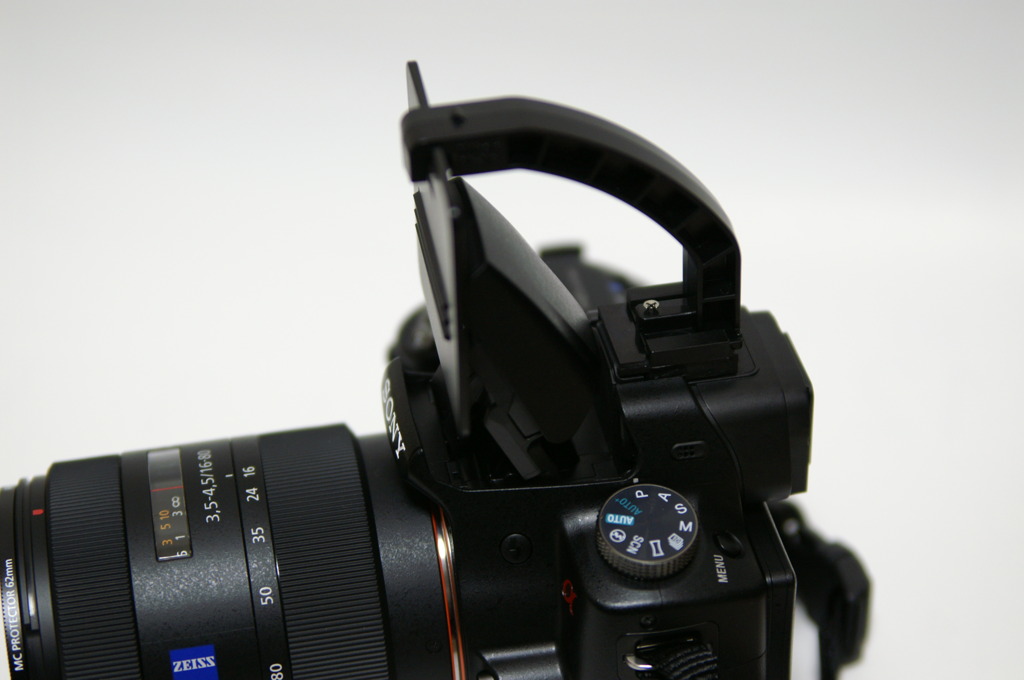α55にニコンのSG-3IRを取り付ける・その2