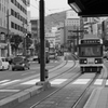 路面電車がとおるまち