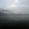 上高地大正池の朝靄