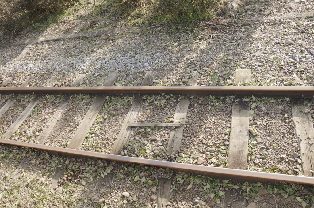 線路へ